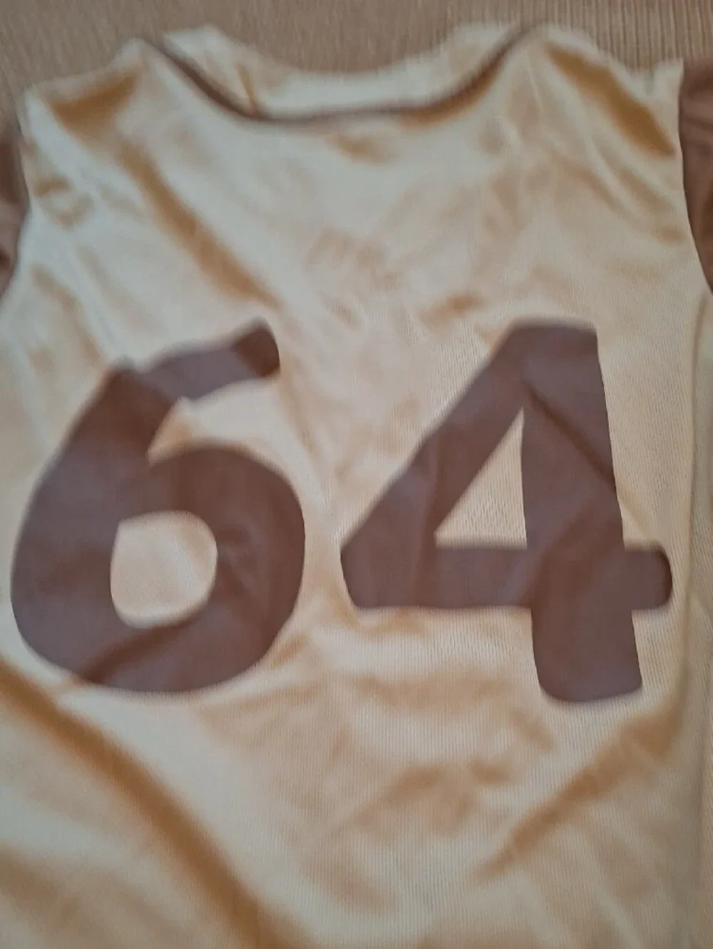 Retro Wawa Kids Beige Baseball-Style Jersey